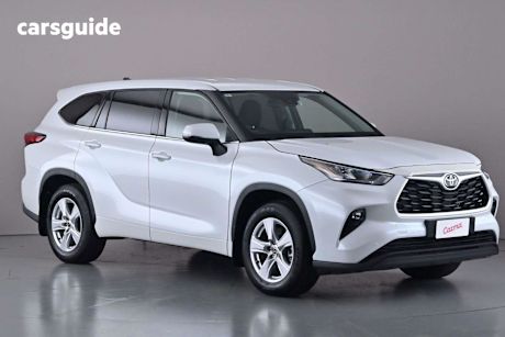 White 2022 Toyota Kluger Wagon Gx Awd