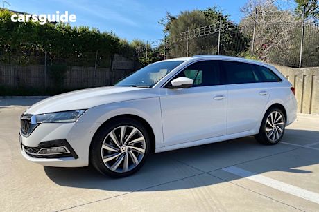 White 2021 Skoda Octavia Wagon 110 Tsi Ambition