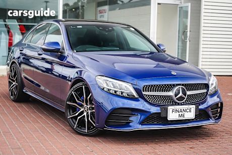 Blue 2019 Mercedes-Benz C200 Sedan Eq (Hybrid)