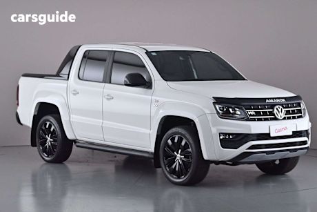 White 2019 Volkswagen Amarok Dual Cab Utility Tdi550 Highline Black 4Motion
