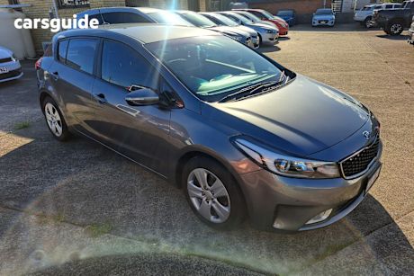 Grey 2017 Kia Cerato Hatchback S (Av)