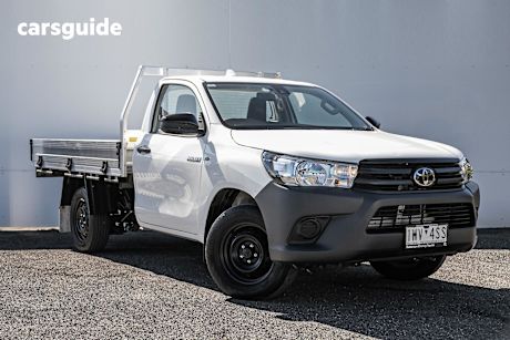 White 2022 Toyota Hilux Cab Chassis Workmate (4X2)