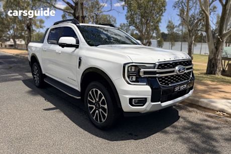 White 2025 Ford Ranger Double Cab Pick Up Platinum 3.0 (4X4)