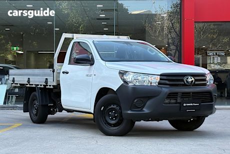 White 2022 Toyota Hilux Cab Chassis Workmate (4X2)