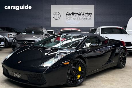Black 2006 Lamborghini Gallardo Convertible SPYDER