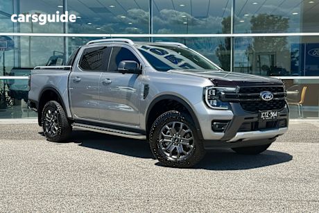 Silver 2023 Ford Ranger Double Cab Pick Up Wildtrak 3.0 (4X4)