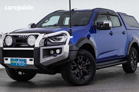 Blue 2023 Isuzu D-MAX Crew Cab Utility X-Terrain (4X4)