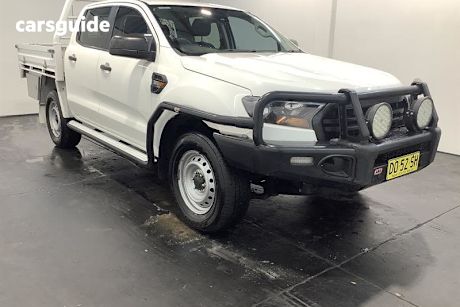 White 2020 Ford Ranger Double Cab Chassis Xl 3.2 (4X4)