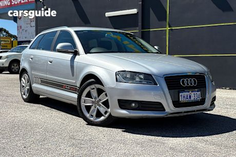Silver 2010 Audi A3 Hatch 8P TFSI AMBITION SPORTBACK 5DR S TRONIC 7SP 1.8T [MY11]