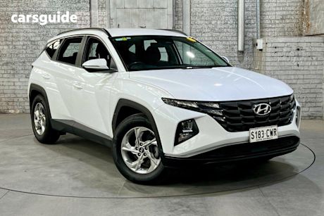 White 2023 Hyundai Tucson Wagon (Fwd)