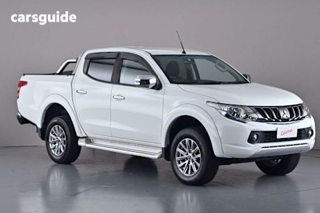 White 2018 Mitsubishi Triton Dual Cab Utility Gls (4X4)