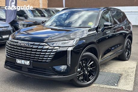 Black 2025 GWM Haval H6 Wagon Ultra Phev (Awd)