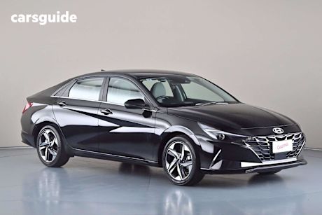 Black 2021 Hyundai I30 Sedan Elite