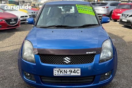 Blue 2010 Suzuki Swift Hatchback Re.4