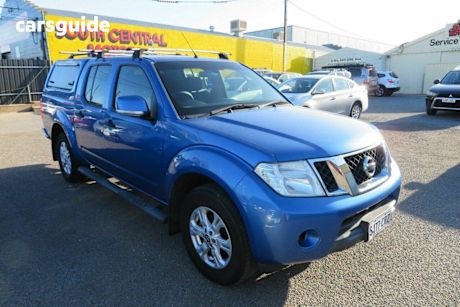 Blue 2011 Nissan Navara Ute Tray D40