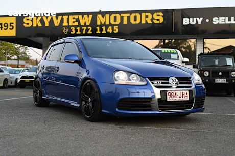 Blue 2006 Volkswagen Golf Hatch R32 MK5 HATCHBACK 6SP AUTO 4MOTION 3.2 V6