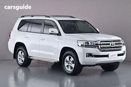 White 2018 Toyota Landcruiser Wagon Lc200 Gxl (4X4)