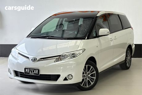 White 2018 Toyota Tarago Wagon Ultima V6