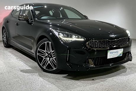 Black 2021 Kia Stinger Sedan Gt-Line (Red Leather)