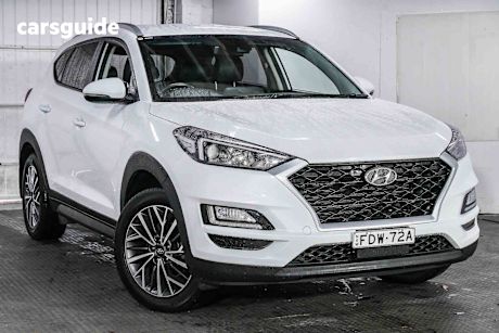 White 2021 Hyundai Tucson Wagon Active X (2Wd)
