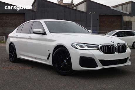 White 2021 BMW 530D Sedan M Sport Lci