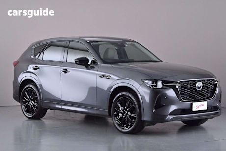 Grey 2025 Mazda CX-60 Wagon G40E Gt Hybrid