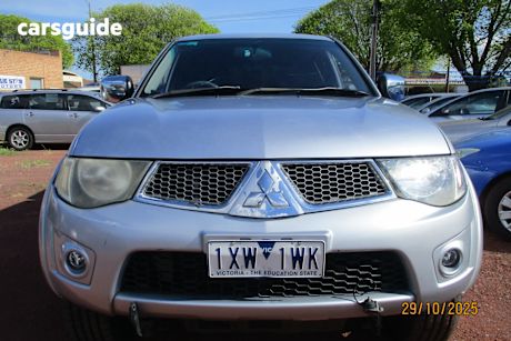 Silver 2010 Mitsubishi Triton Double Cab Utility Glx-R (4X4)
