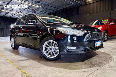 Black 2016 Ford Focus Hatchback Trend