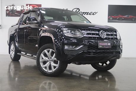 Black 2017 Volkswagen Amarok Dual Cab Utility V6 Tdi 550 Ultimate