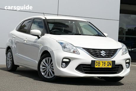 White 2021 Suzuki Baleno Hatchback Gl