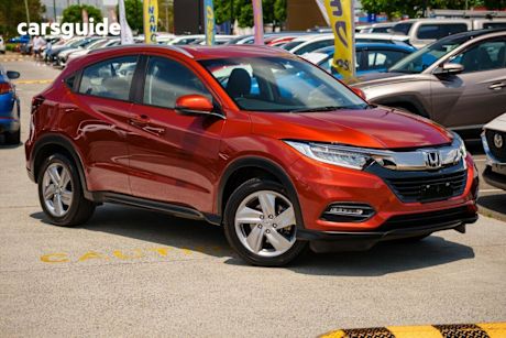 Orange 2021 Honda HR-V Wagon Vti-S