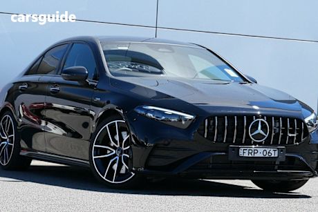 Black 2025 Mercedes-Benz A35 Sedan 4Matic