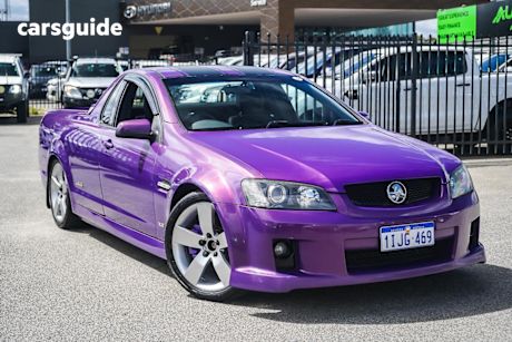 Purple 2007 Holden Commodore Utility Ss-V