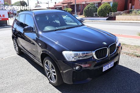 Black 2016 BMW X3 Wagon Xdrive 20D