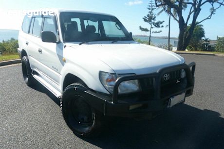 White 1997 Toyota Landcruiser Prado SUV GXL 4X4