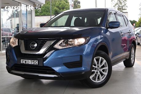 Blue 2022 Nissan X-Trail Wagon St (4Wd)