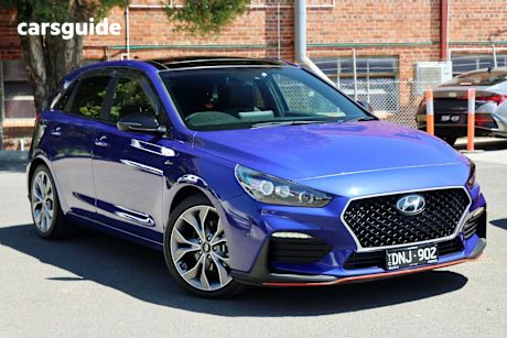 Blue 2022 Hyundai I30 Hatchback N Line Premium