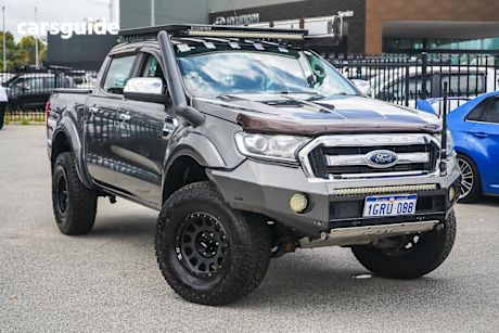 Grey 2017 Ford Ranger Dual Cab Utility Xlt 3.2 (4X4)