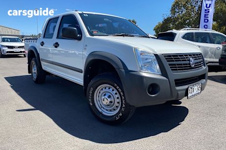 White 2007 Holden Rodeo Crew Cab Pickup Lx