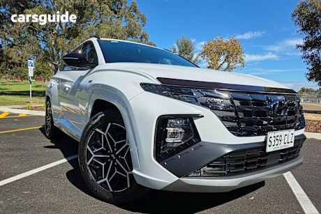 White 2021 Hyundai Tucson Wagon (Fwd)