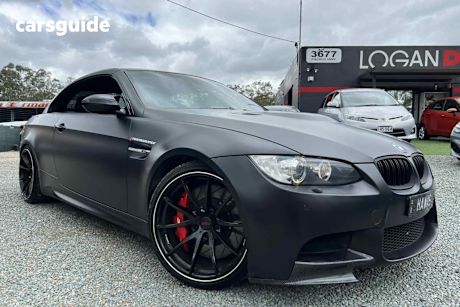 Black 2008 BMW M3 Convertible