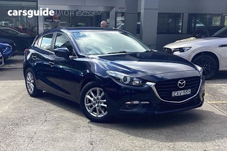 Blue 2019 Mazda 3 Hatchback Maxx Sport (5Yr)