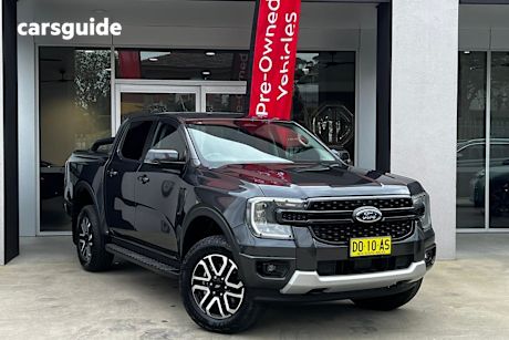 Grey 2022 Ford Ranger Double Cab Pick Up Sport 2.0 (4X4)