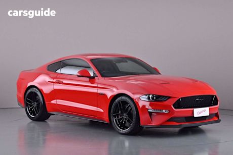 Red 2018 Ford Mustang Coupe Fastback Gt 5.0 V8