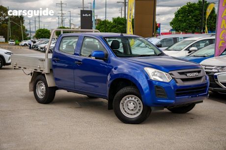 Blue 2018 Isuzu D-MAX Crew Cab Chassis Sx (4X4)