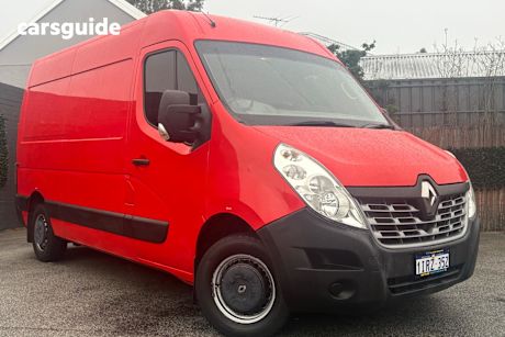 Red 2016 Renault Master Van Mwb Mid