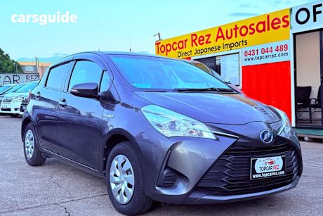 Grey 2017 Toyota Vitz Hatchback F (Hybrid)