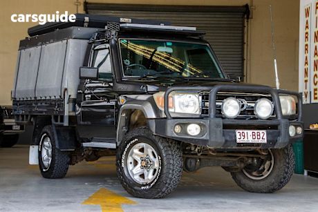 Grey 2009 Toyota Landcruiser Cab Chassis Gxl (4X4)