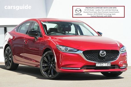 Red 2021 Mazda 6 Sedan Gt Sp