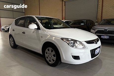 White 2008 Hyundai I30 Hatchback Sr